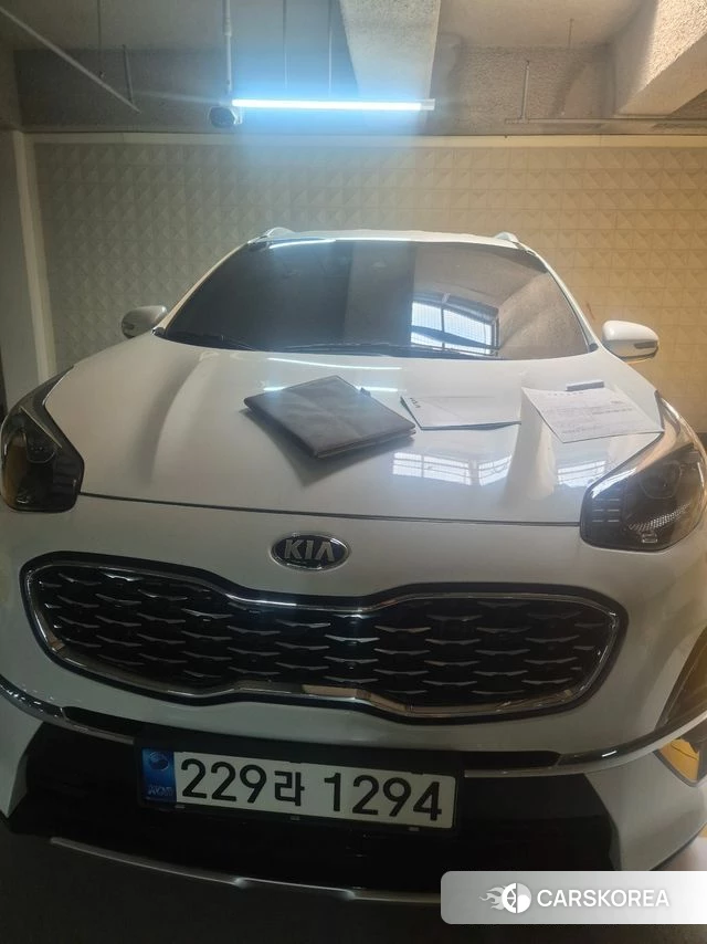 Kia Sportage The Bold 2021 Белый из Кореи