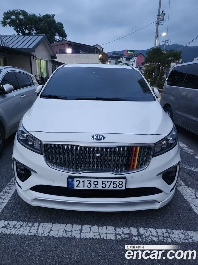 Kia The New Carnival 2019 Белый из Кореи