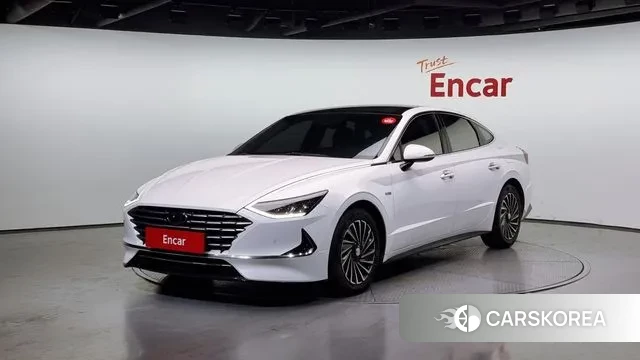 Hyundai Sonata Hybrid (DN8) 2019 Белый из Кореи