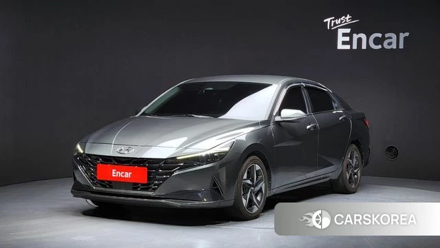 Hyundai Avante (CN7) 2021 Серый из Кореи