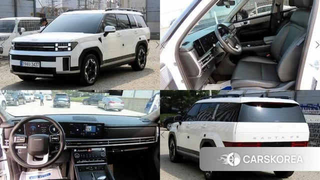 Hyundai Santa Fe (MX5) 2024 Белый из Кореи