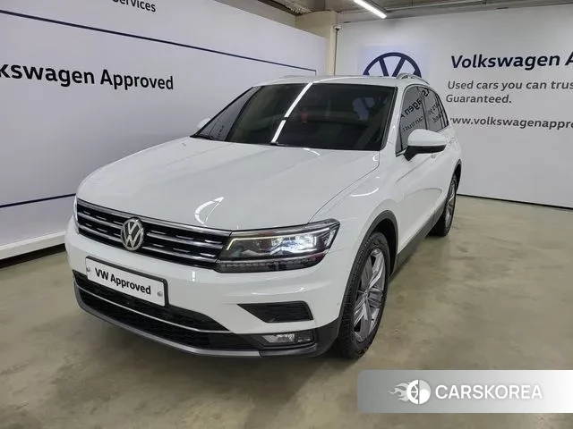 Volkswagen Tiguan second Generation 2018 Белый из Кореи