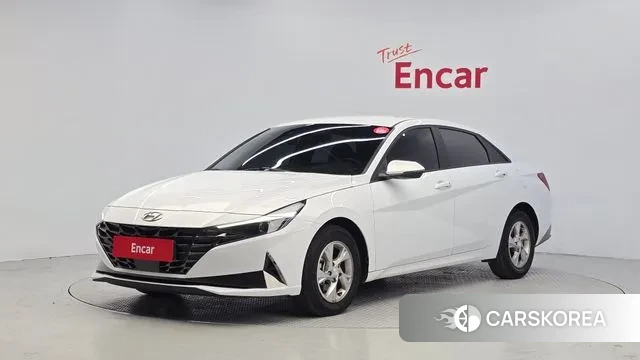 Hyundai Avante (CN7) 2021 Белый из Кореи