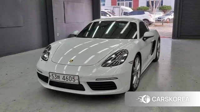 Porsche 718 Cayman 2018 Белый из Кореи