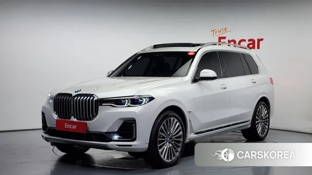BMW X7 (G07) 2021 Белый из Кореи