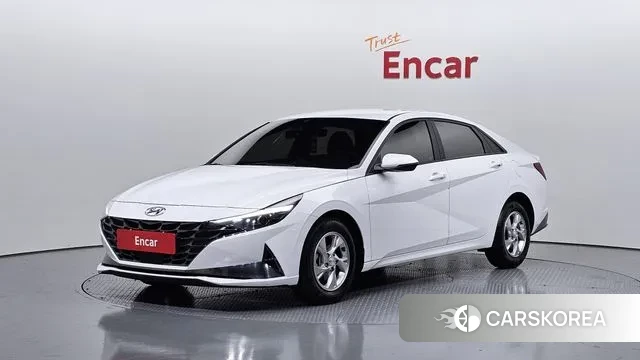 Hyundai Avante (CN7) 2021 Белый из Кореи