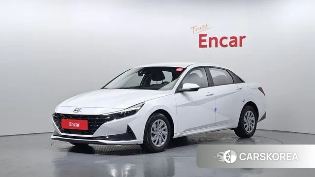 Hyundai Avante (CN7) 2020 Белый из Кореи