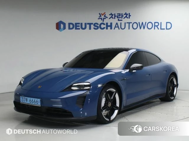 Porsche Taycan 2021 Синий из Кореи