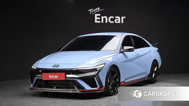 Hyundai The New Avante (CN7) 2025 Светло-серебряный цвет из Кореи