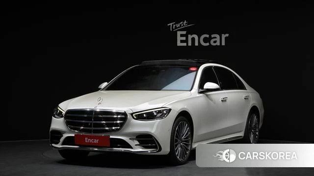 Mercedes-Benz S-Class W223 2023 Белый из Кореи