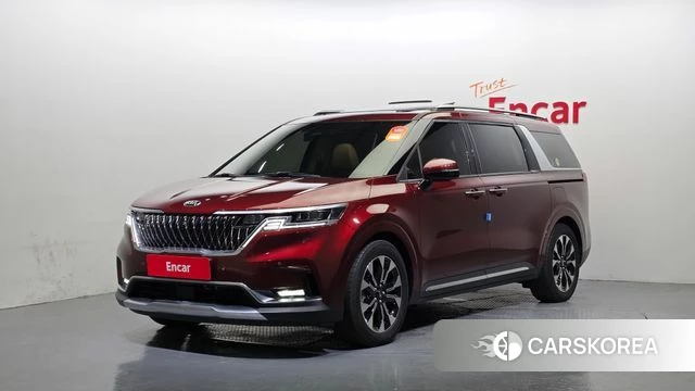 Kia Carnival 4th generation 2021 Красный из Кореи