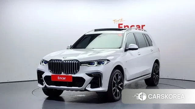 BMW X7 (G07) 2021 Белый из Кореи