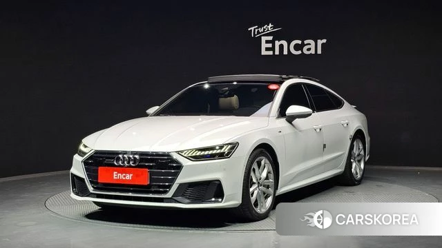 Audi A7 (4K) 2022 Белый из Кореи
