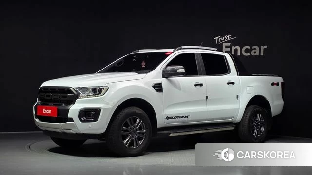 Ford Ranger 3rd Generation 2022 Белый из Кореи
