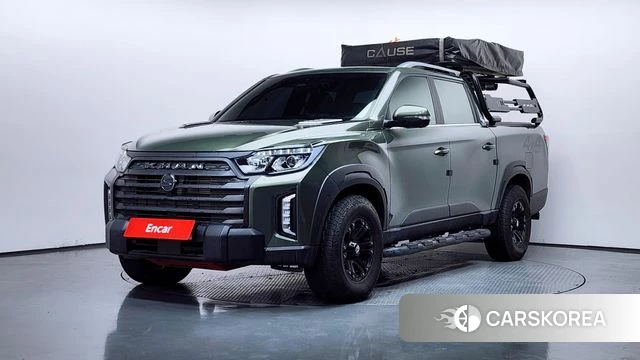 Ssangyong The New Rexton Sports Cannes 2022 Темно-зеленый из Кореи