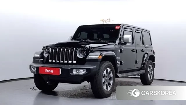 Jeep Wrangler (JL) 2021 Черный из Кореи