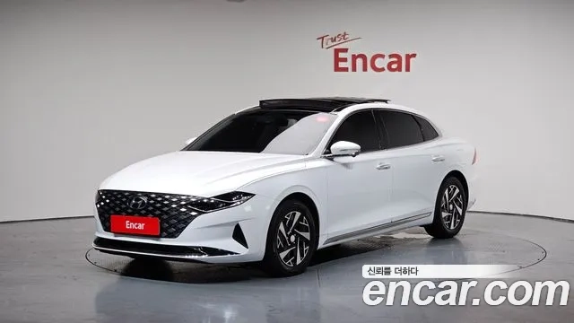 Hyundai The New Grandeur IG Hybrid 2021 Белый из Кореи