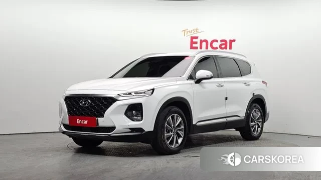 Hyundai Santa Fe TM 2020 Белый из Кореи