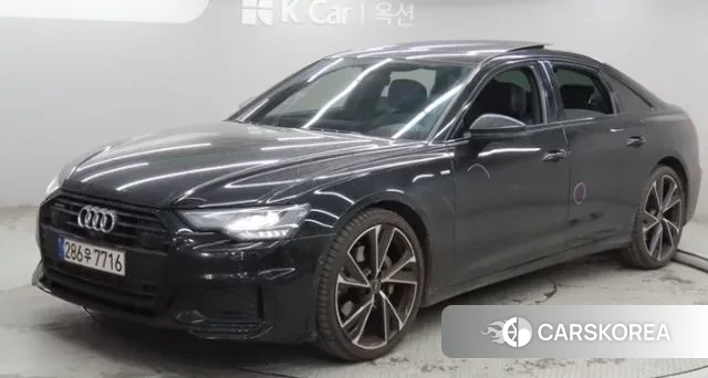 Audi A6 (C8) 2022 Черный из Кореи
