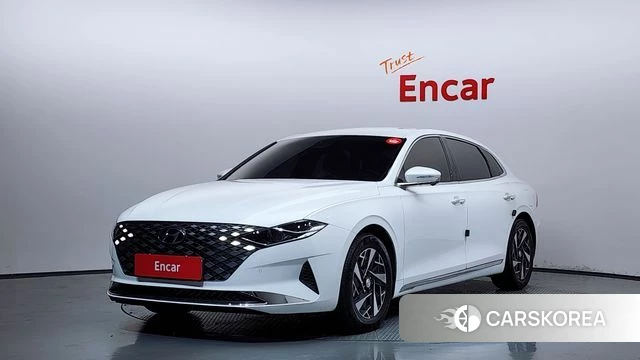 Hyundai The New Grandeur IG Hybrid 2021 Белый из Кореи