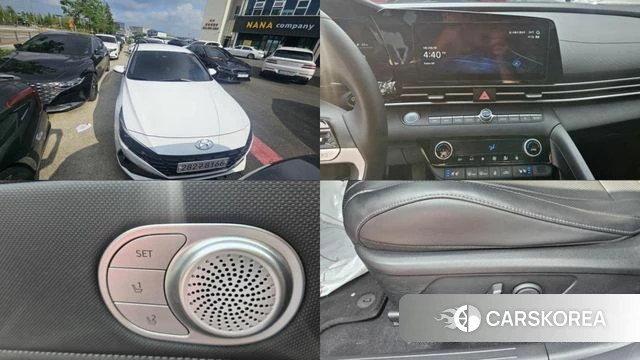 Hyundai Avante (CN7) 2022 Белый из Кореи