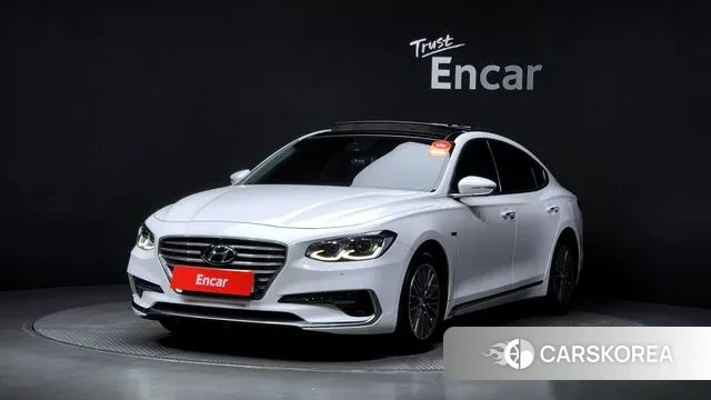 Hyundai Grandeur IG Hybrid 2018 Белый из Кореи