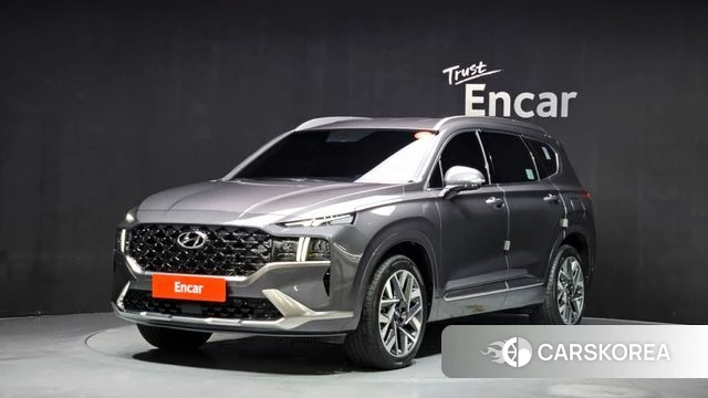 Hyundai The New Santa Fe 2023 Серый из Кореи
