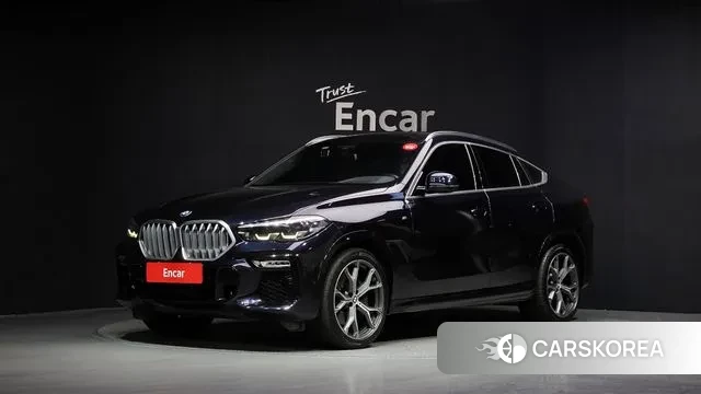 BMW X6 (G06) 2020 Черный из Кореи