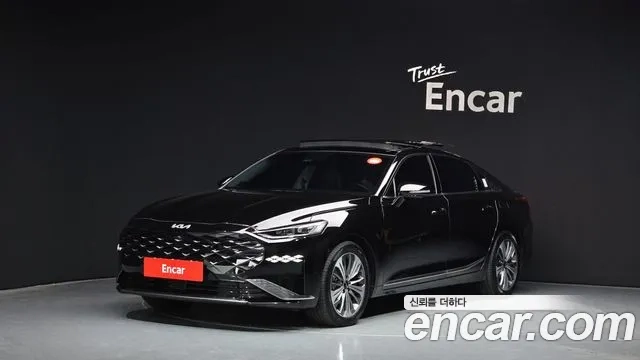 Kia K8 Hybrid 2023 Черный из Кореи
