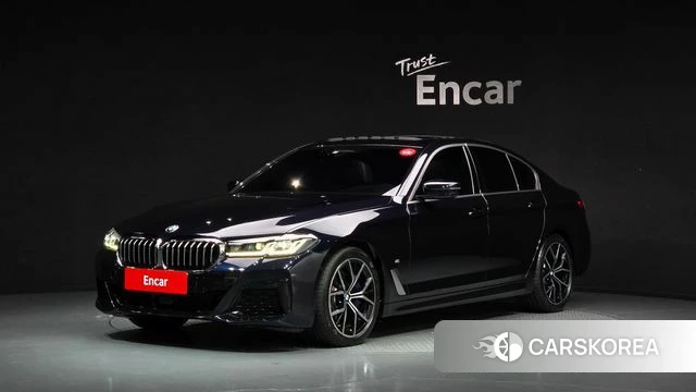 BMW 5 Series (G30) 2022 Синий из Кореи