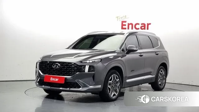 Hyundai The New Santa Fe 2021 Серый из Кореи