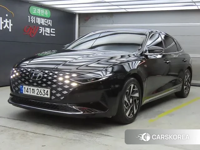 Hyundai The New Grandeur IG Hybrid 2022 Черный из Кореи
