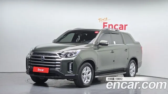 Ssangyong The New Rexton Sport 2021 Темно-зеленый из Кореи