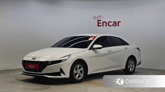 Hyundai Avante (CN7) 2022 Белый из Кореи