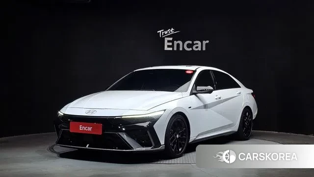 Hyundai The New Avante (CN7) 2025 Белый из Кореи