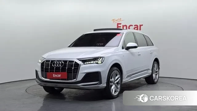 Audi Q7 (4M) 2023 Белый из Кореи
