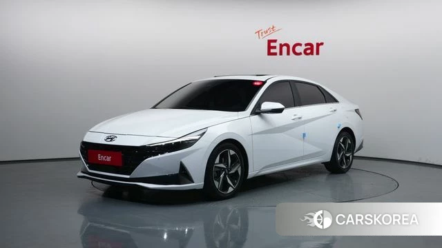 Hyundai Avante (CN7) 2020 Белый из Кореи