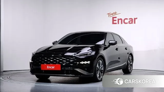 Kia K8 Hybrid 2022 Черный из Кореи