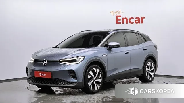 Volkswagen ID.4 2022 Небесно-голубой из Кореи