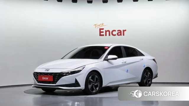Hyundai Avante (CN7) 2020 Белый из Кореи