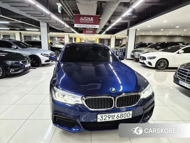 BMW 5 Series (G30) 2020 Синий из Кореи
