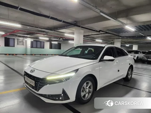 Hyundai Avante (CN7) 2020 Белый из Кореи
