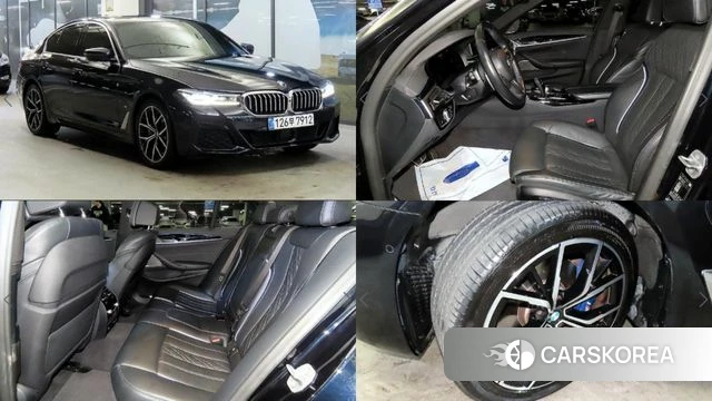 BMW 5 Series (G30) 2021 Черный из Кореи