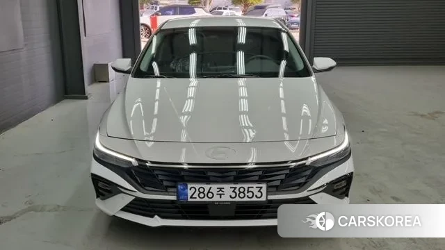 Hyundai The New Avante (CN7) 2025 Белый из Кореи