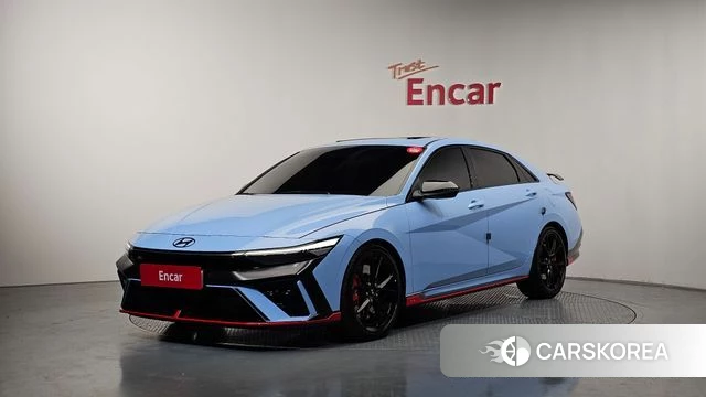 Hyundai The New Avante (CN7) 2025 Небесно-голубой из Кореи