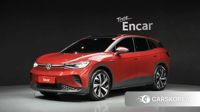 Volkswagen ID.4 2023 Красный из Кореи