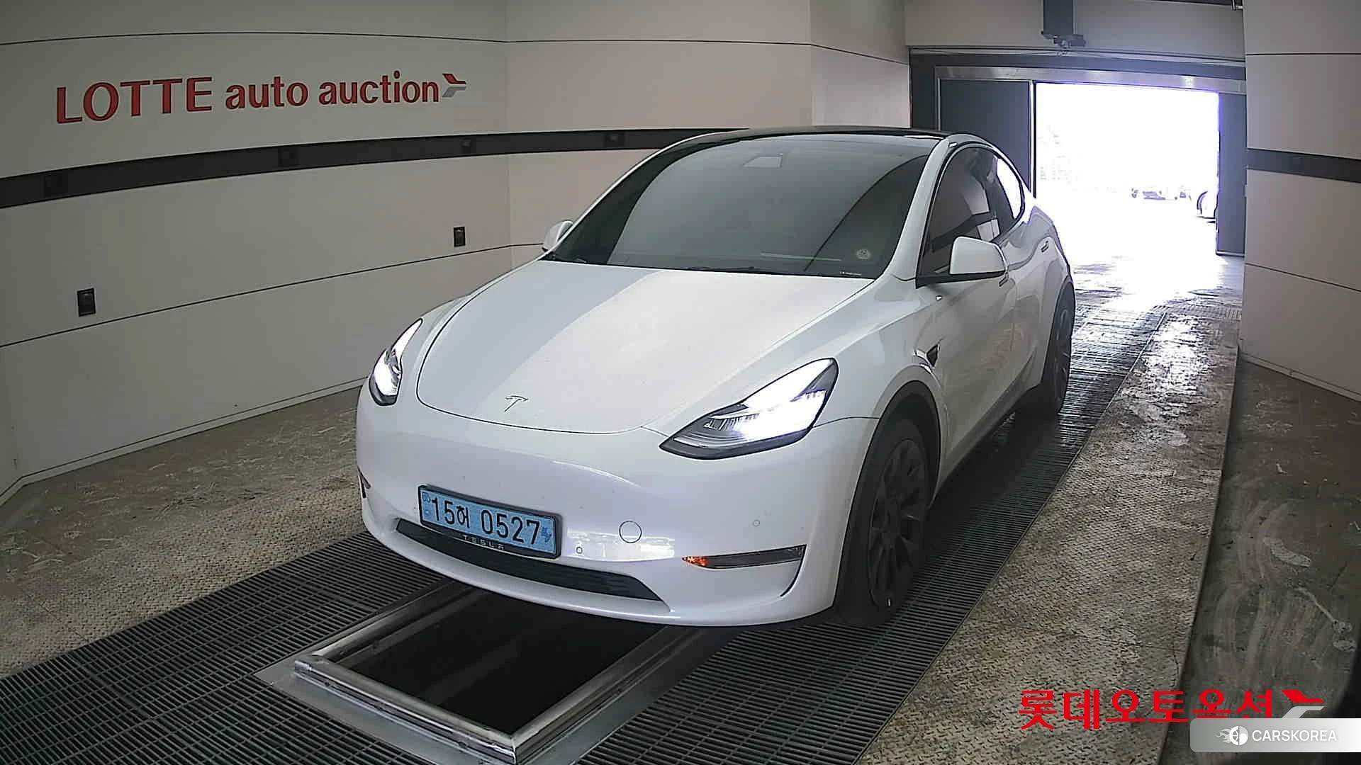 Tesla Model Y Long Range 2022 Pearl White Multi-coat из Кореи
