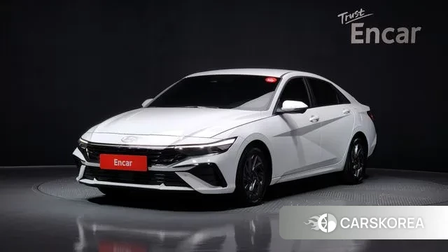 Hyundai The New Avante (CN7) 2023 Белый из Кореи