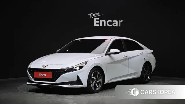Hyundai Avante (CN7) 2023 Белый из Кореи
