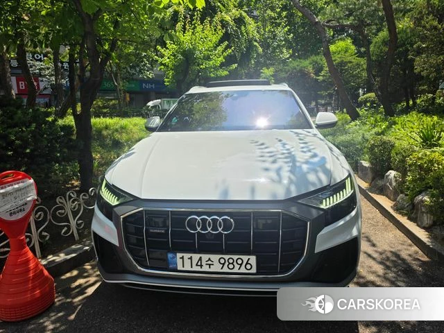 Audi Q8 (4M) 2021 Белый из Кореи